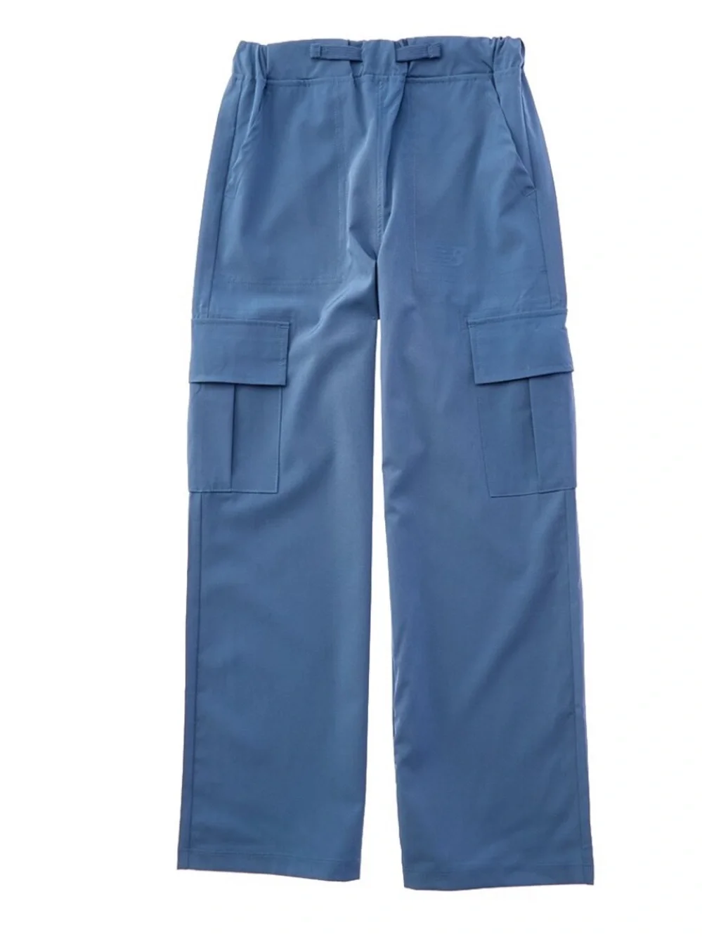 New Balance Medium 10/12 Shoreline Blue Woven Cargo Wide Leg Performance Pant